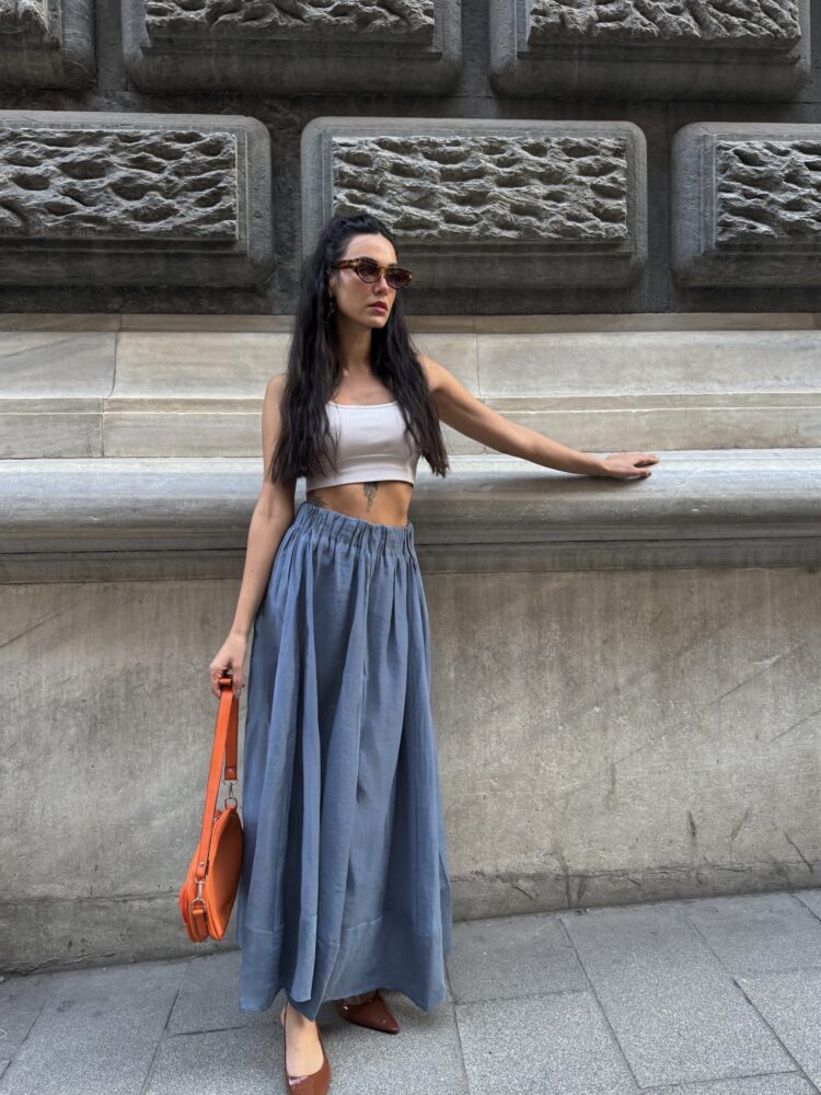 100% Modal Long Skirt 29078