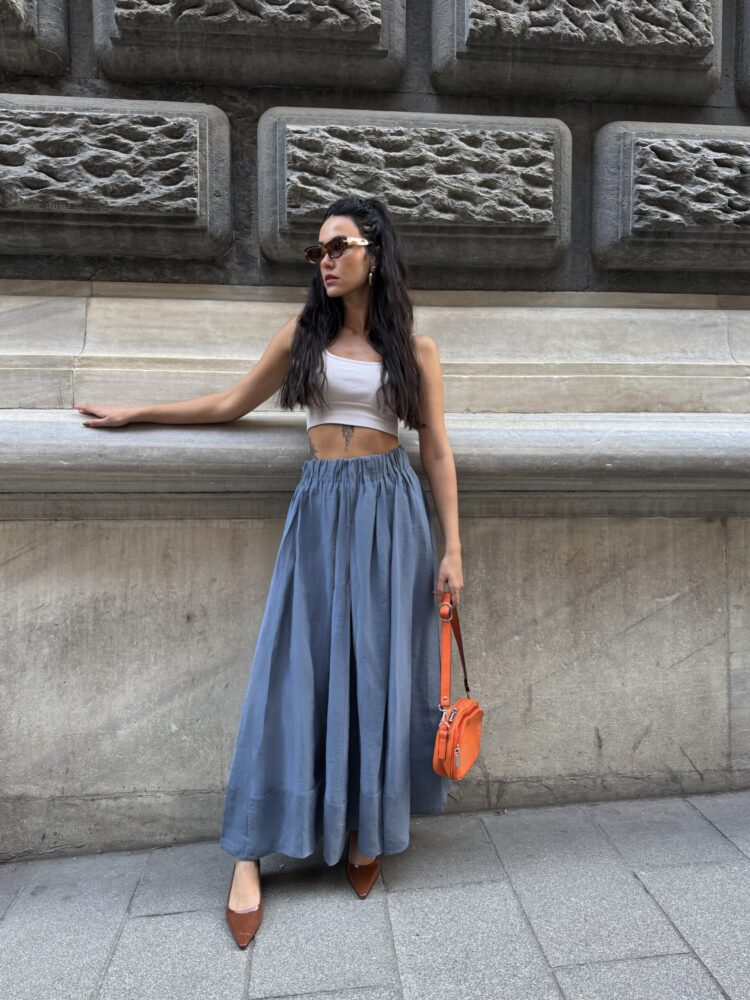 100% Modal Long Skirt 29078