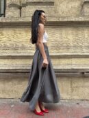 100% Modal Long Skirt 29078 - First Angels - Globality Store - Women Clothes Wholesale Turkey