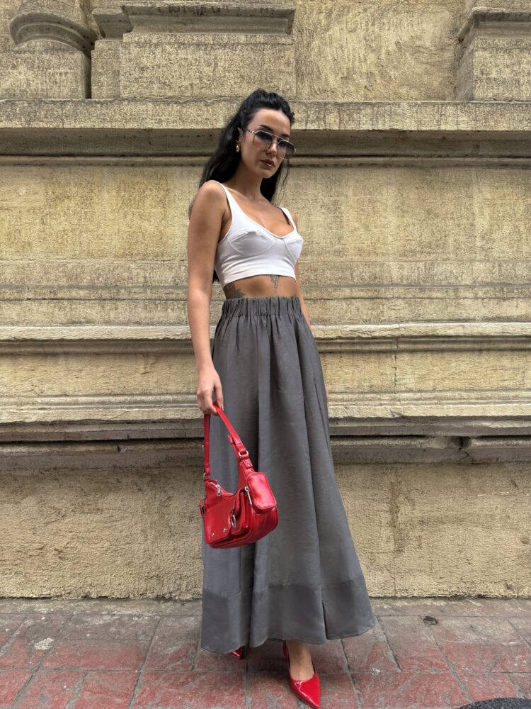 100% Modal Long Skirt 29078