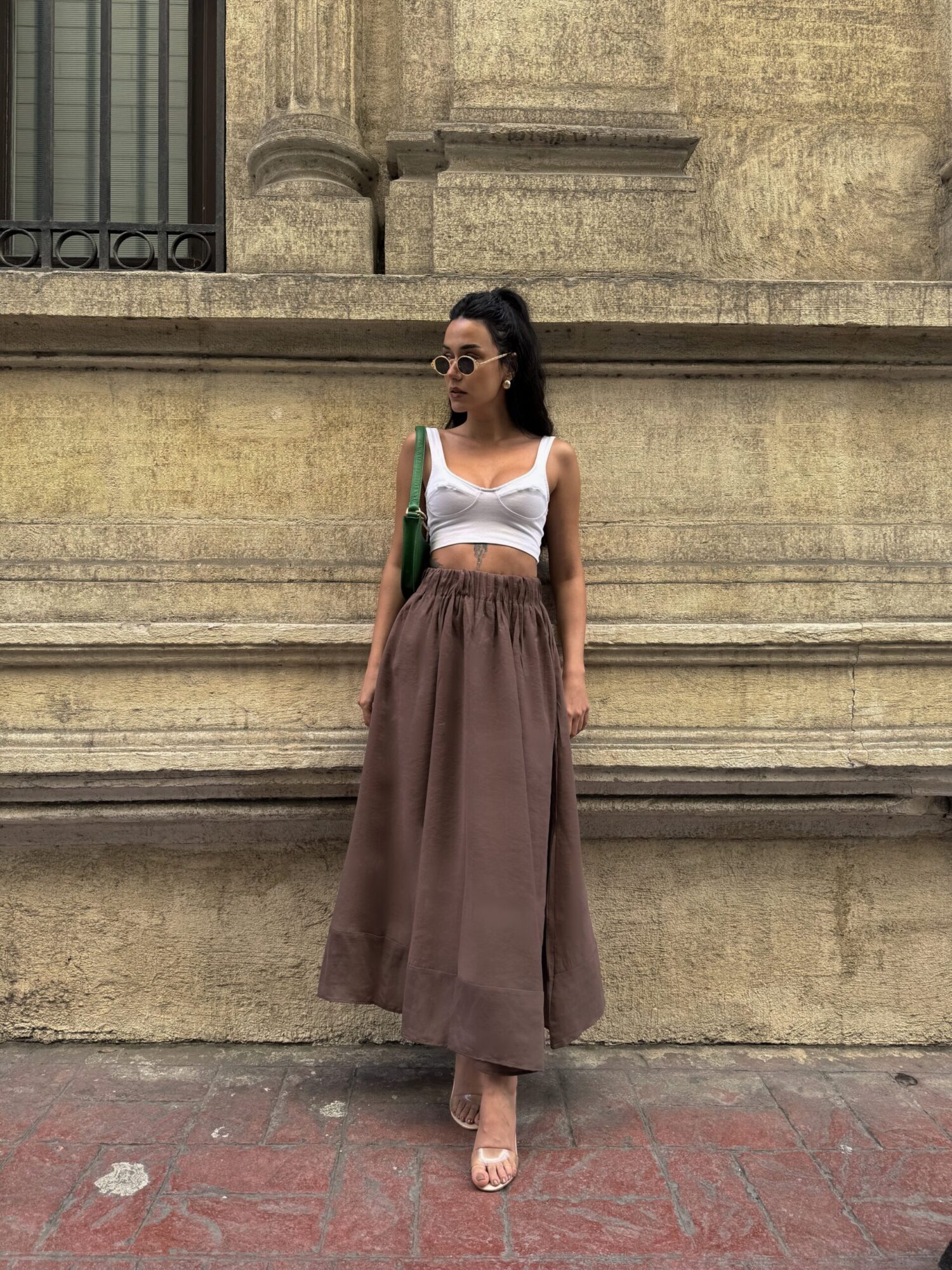 100% Modal Long Skirt 29078 - First Angels - Globality Store - Women Clothes Wholesale Turkey