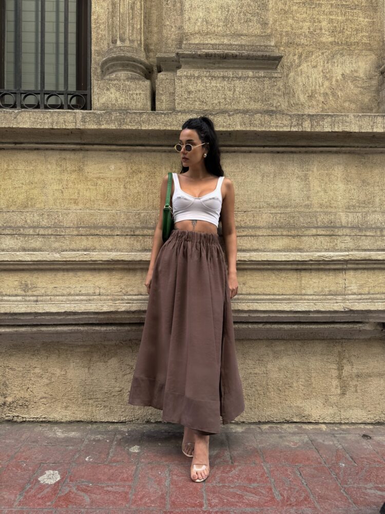 100% Modal Long Skirt 29078