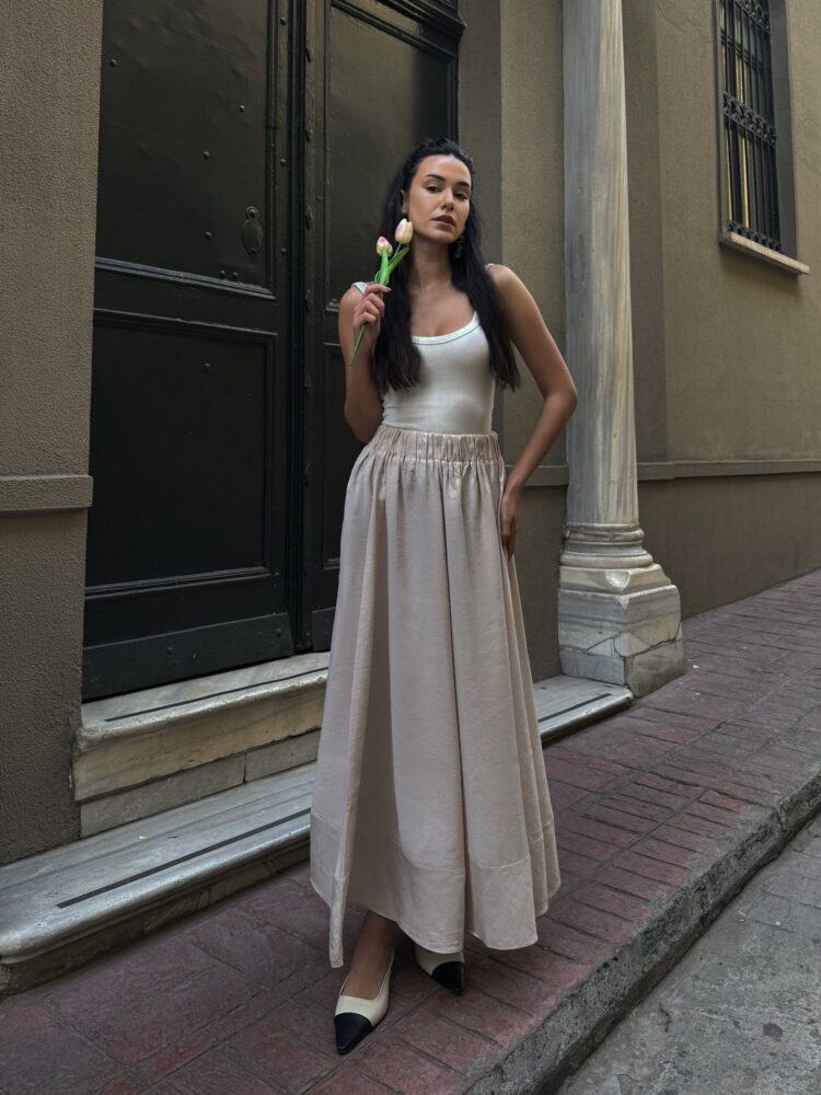 100% Modal Long Skirt 29078