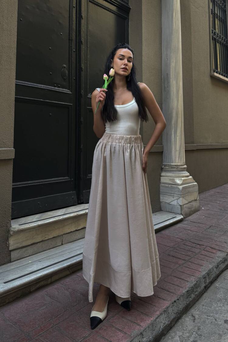 100% Modal Long Skirt 29078