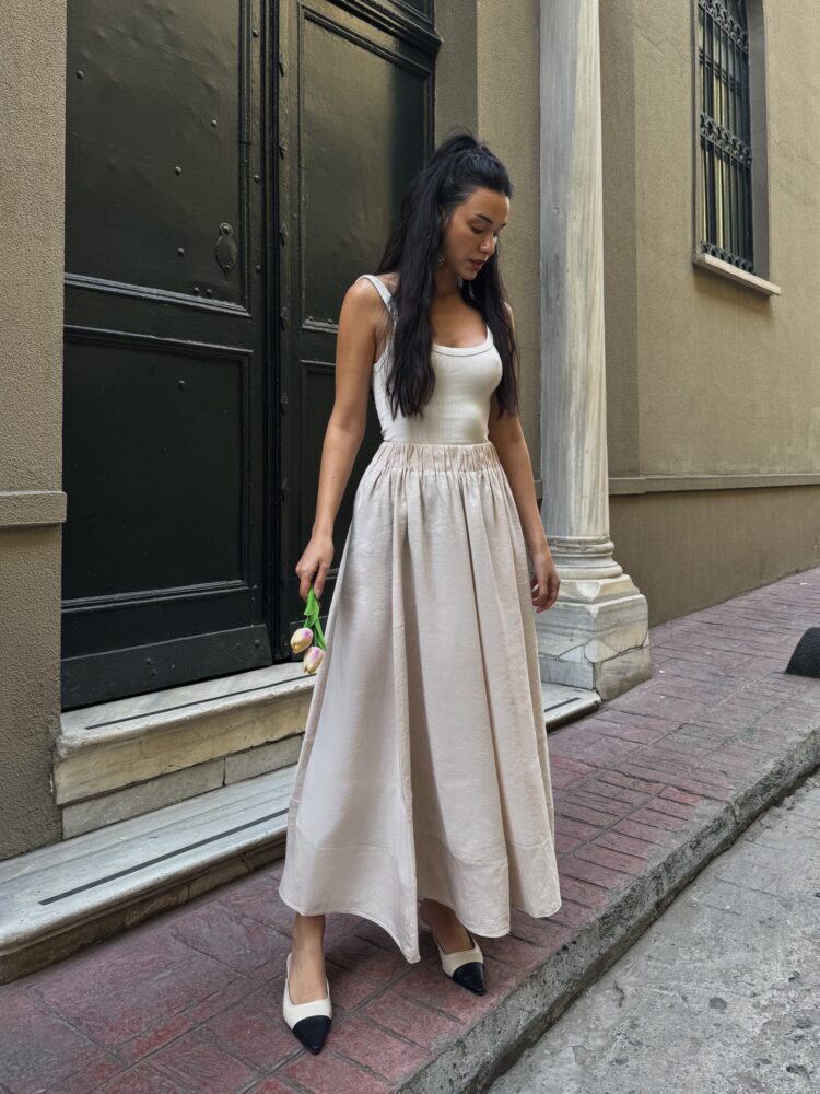 100% Modal Long Skirt 29078