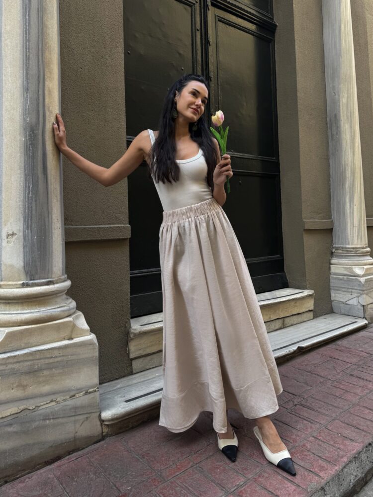 100% Modal Long Skirt 29078
