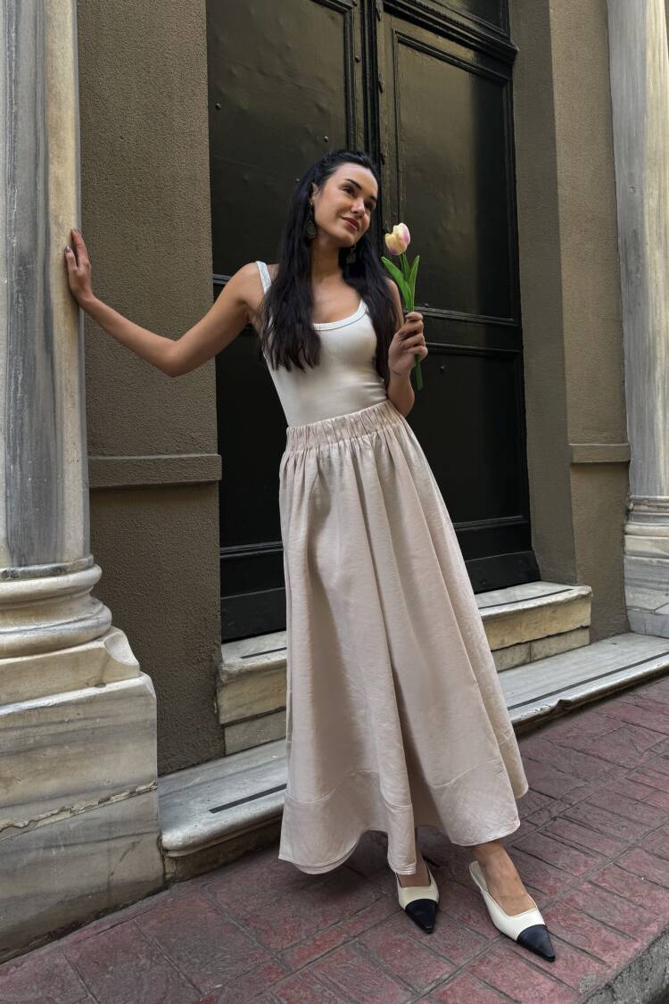 100% Modal Long Skirt 29078