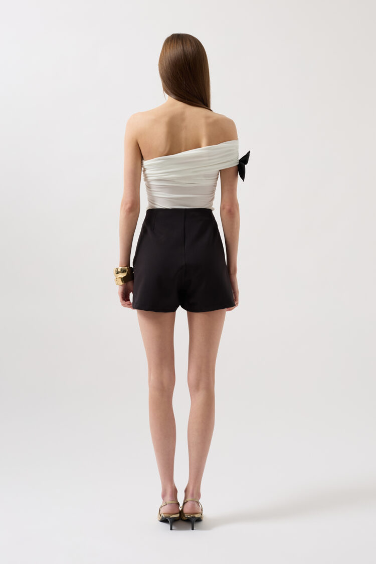 Bow Detail Mini Skirt
