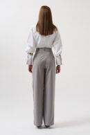 Stripe Detail Palazzo Pants - Black Fashion - Globality Store - Women Clothes Wholesale Turkey