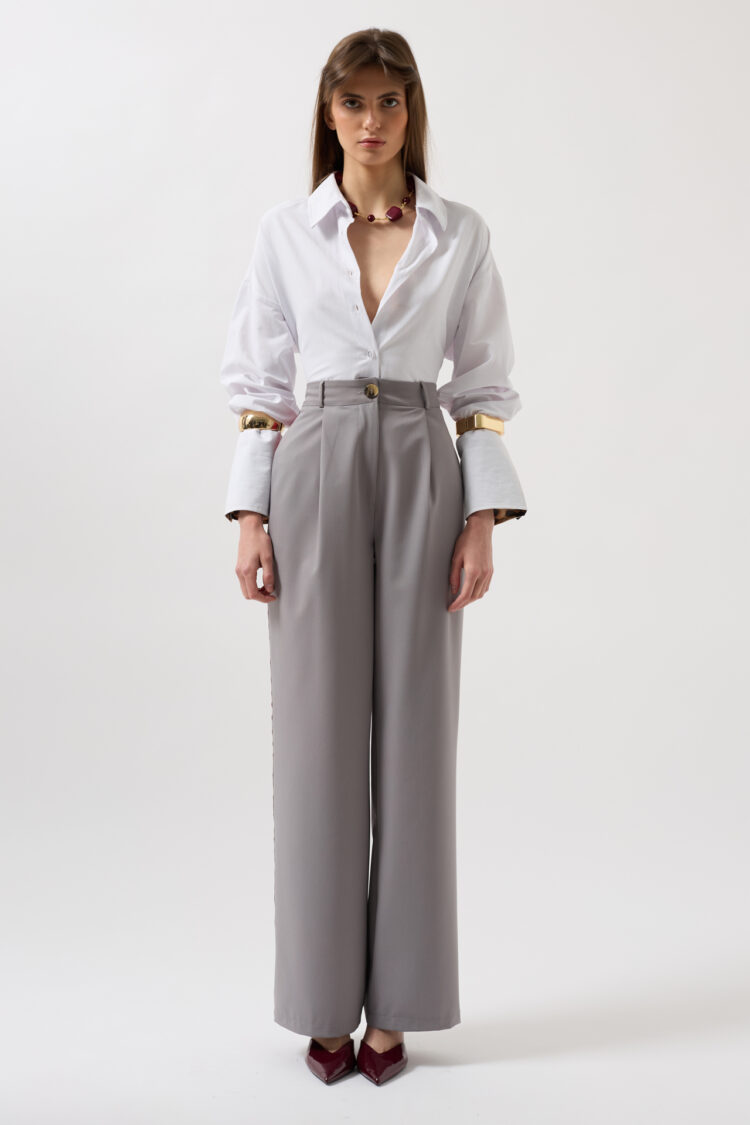 Stripe Detail Palazzo Pants