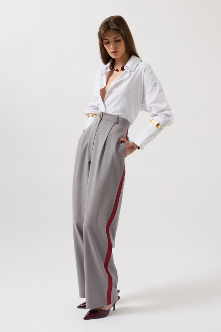 Stripe Detail Palazzo Pants