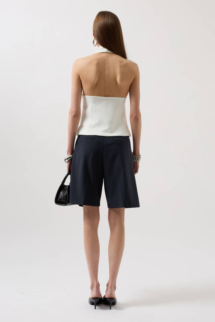 Crop Blouse With Thick Strap