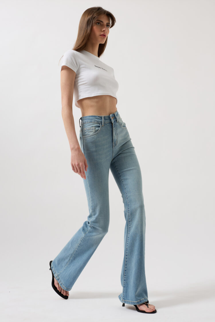 High Waist Basic Skinny Jean - Light - Black Fashion - Globality Store - Women Clothes Wholesale Turkey