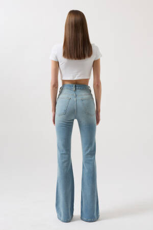 High Waist Basic Skinny Jean - Light - Black Fashion - Globality Store - Women Clothes Wholesale Turkey