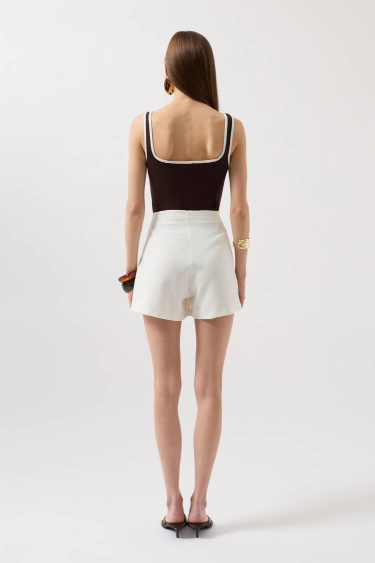 Bow Detail Mini Skirt