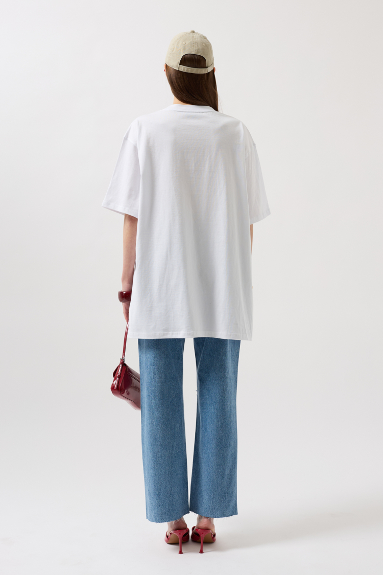 Embossed Printed T-Shirt