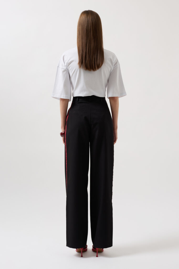 Stripe Detail Palazzo Pants