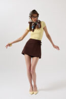 Bow Detail Mini Skirt - Black Fashion - Globality Store - Women Clothes Wholesale Turkey