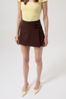 Bow Detail Mini Skirt - Black Fashion - Globality Store - Women Clothes Wholesale Turkey