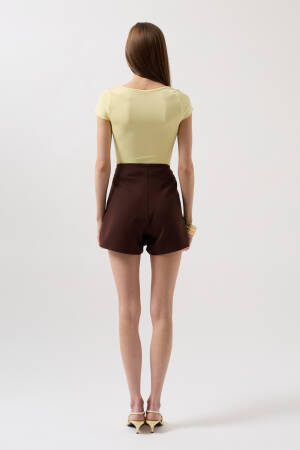 Bow Detail Mini Skirt - Black Fashion - Globality Store - Women Clothes Wholesale Turkey