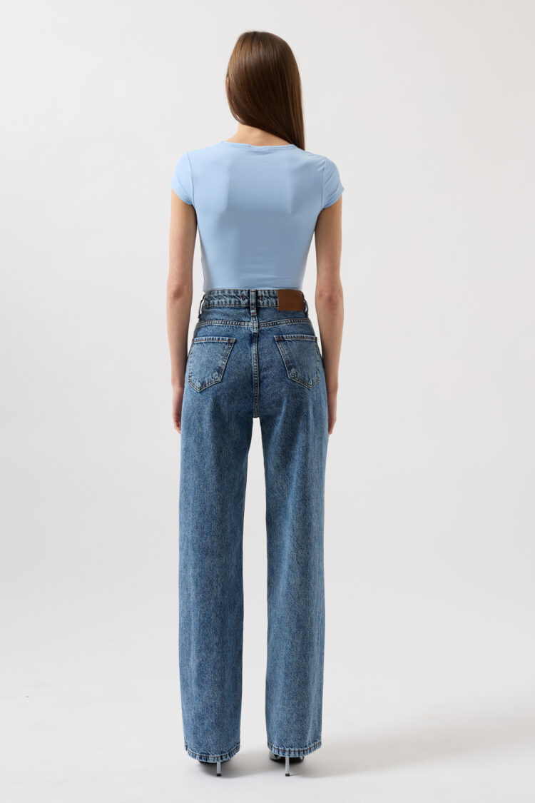 Printed Low Waist Jean