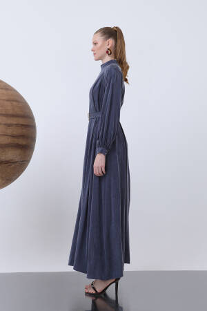 Women's Belt And Wadding Detailed Dress - Brand: Puane - Women's Clothing Wholesale - Globality Store