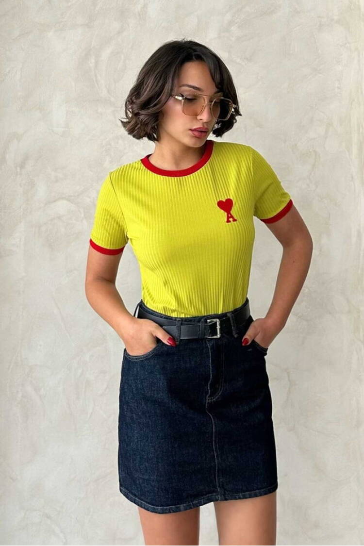Wholesale T Shirt With PeanutEmbroidery - Brand: Topshow - Women's Clothing Wholesale - Globality Store