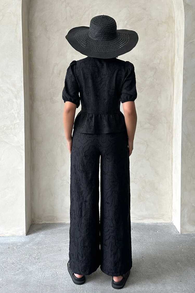 Wholesale Blouse With Front Tie Embroidery - |