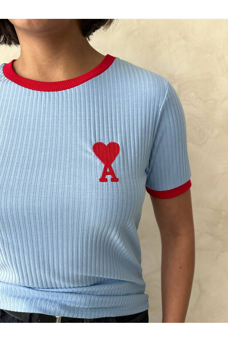 Wholesale T Shirt WithRed Embroidery