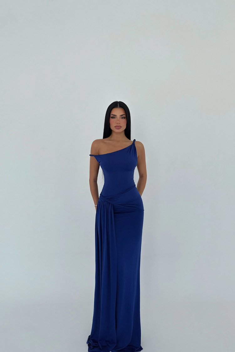NavyRowen Dress - EYYO ATELIER - Globality Store - Women Clothes Wholesale Turkey