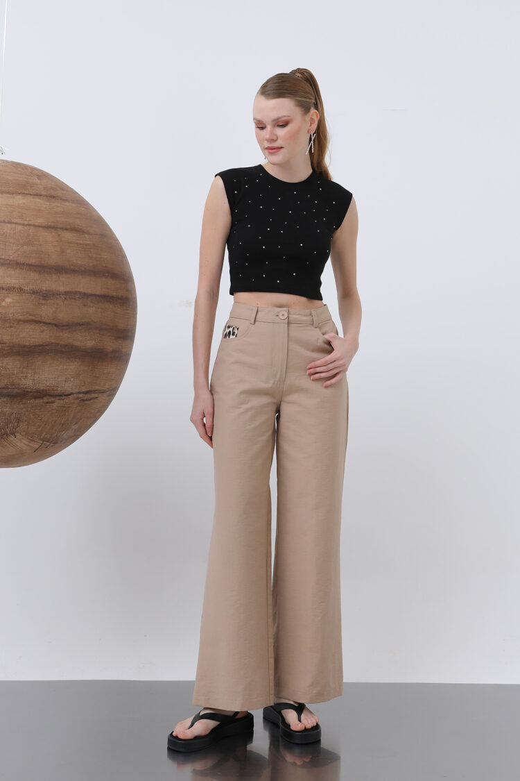 Women's Pocket Detailed Loose Pants - SOUL - Globality Store - Women Clothes Wholesale Turkey