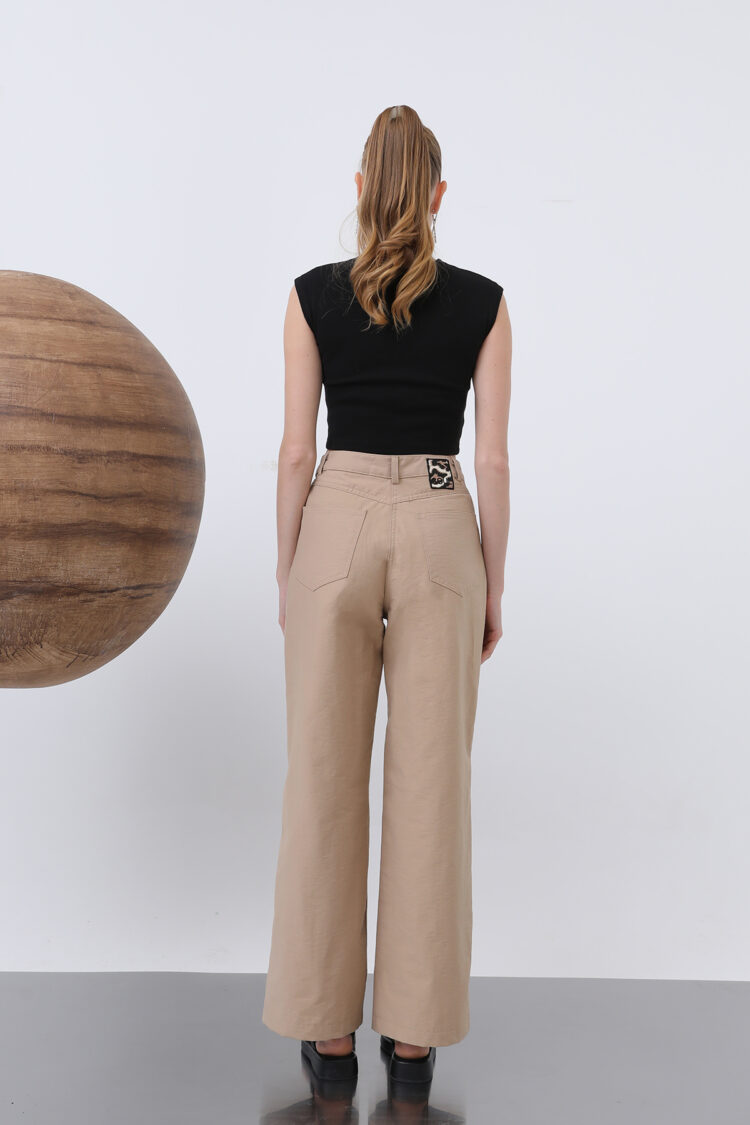 Women's Pocket Detailed Loose Pants