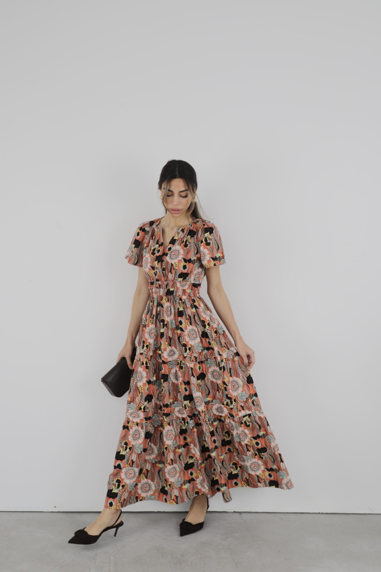 C01y52101020 Dress V Neck Maxi