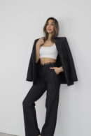 Trousers Tube Leg Classic - Cream Rouge - Globality Store - Women Clothes Wholesale Turkey