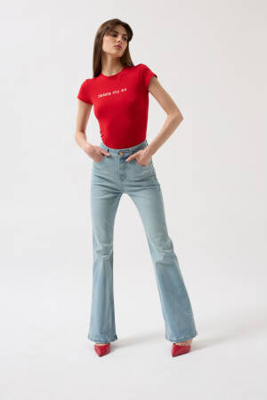 High Waist Basic Skinny Jean - Ice - Black Fashion - Globality Store - Women Clothes Wholesale Turkey