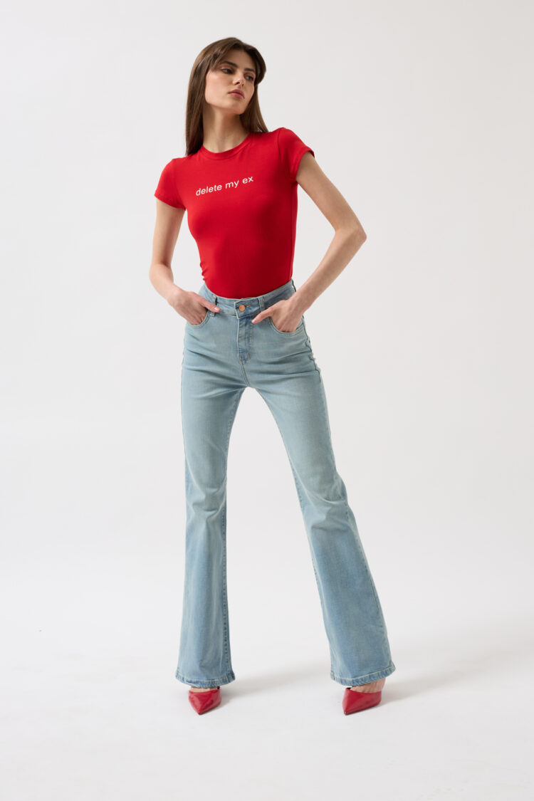 High Waist Basic Skinny Jean - Ice - Black Fashion - Globality Store - Women Clothes Wholesale Turkey