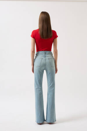 High Waist Basic Skinny Jean - Ice - Black Fashion - Globality Store - Women Clothes Wholesale Turkey