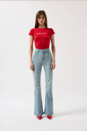 High Waist Basic Skinny Jean - Ice - Black Fashion - Globality Store - Women Clothes Wholesale Turkey