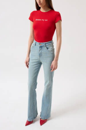High Waist Basic Skinny Jean - Ice - Black Fashion - Globality Store - Women Clothes Wholesale Turkey
