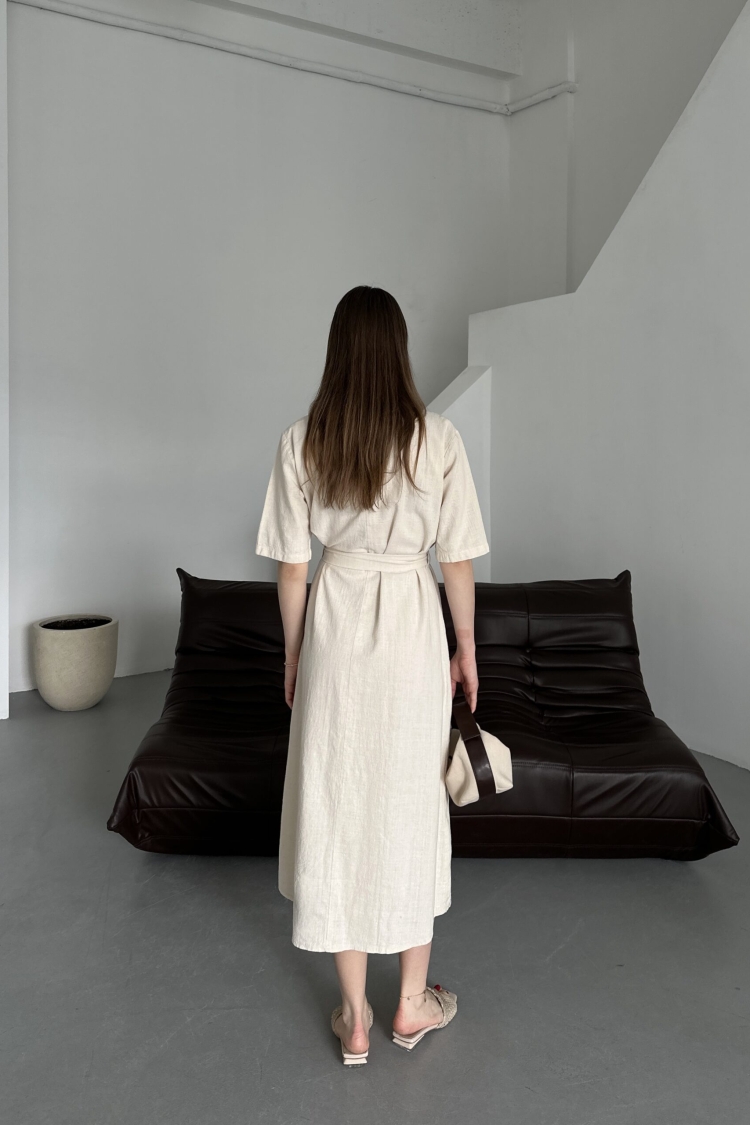 Belted Filam Dress