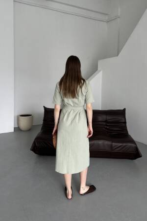 Belted Filam Dress - My Fashion - Globality Store - Women Clothes Wholesale Turkey