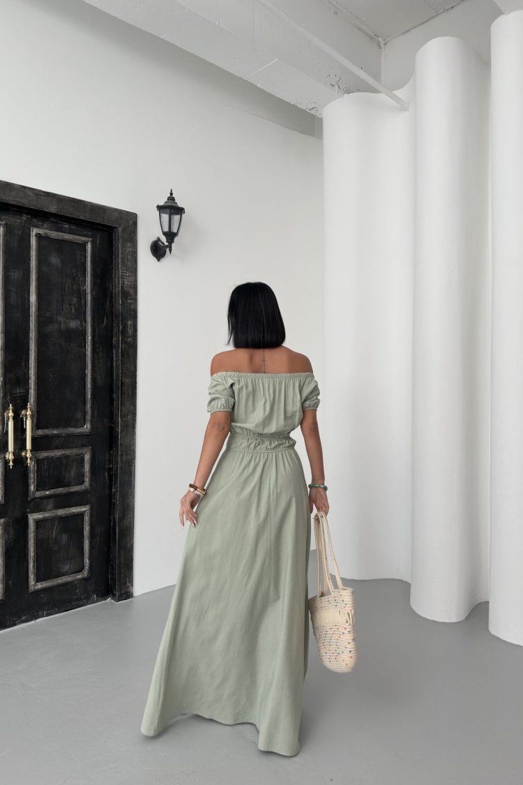 Plain Elastic Dress