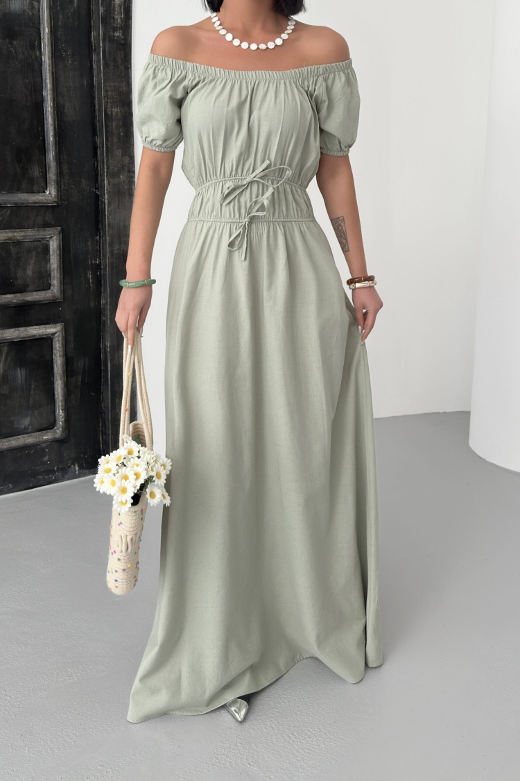 Plain Elastic Dress