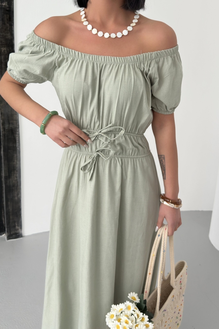Plain Elastic Dress