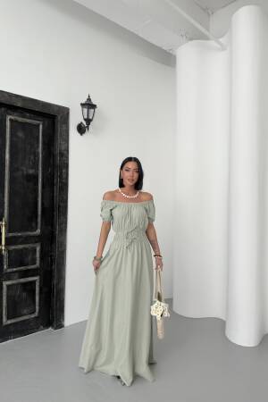 Plain Elastic Dress - My Fashion - Globality Store - Women Clothes Wholesale Turkey
