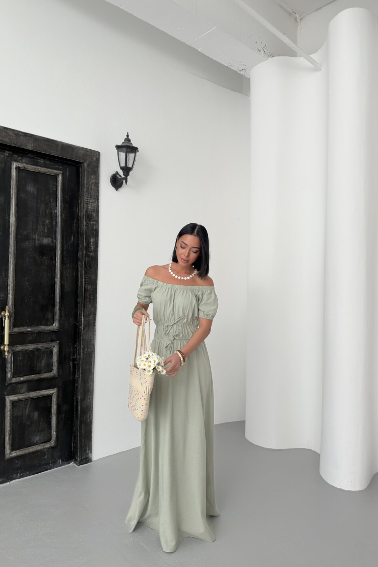 Plain Elastic Dress