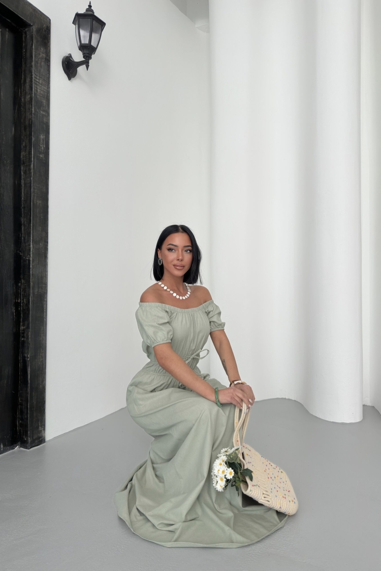 Plain Elastic Dress