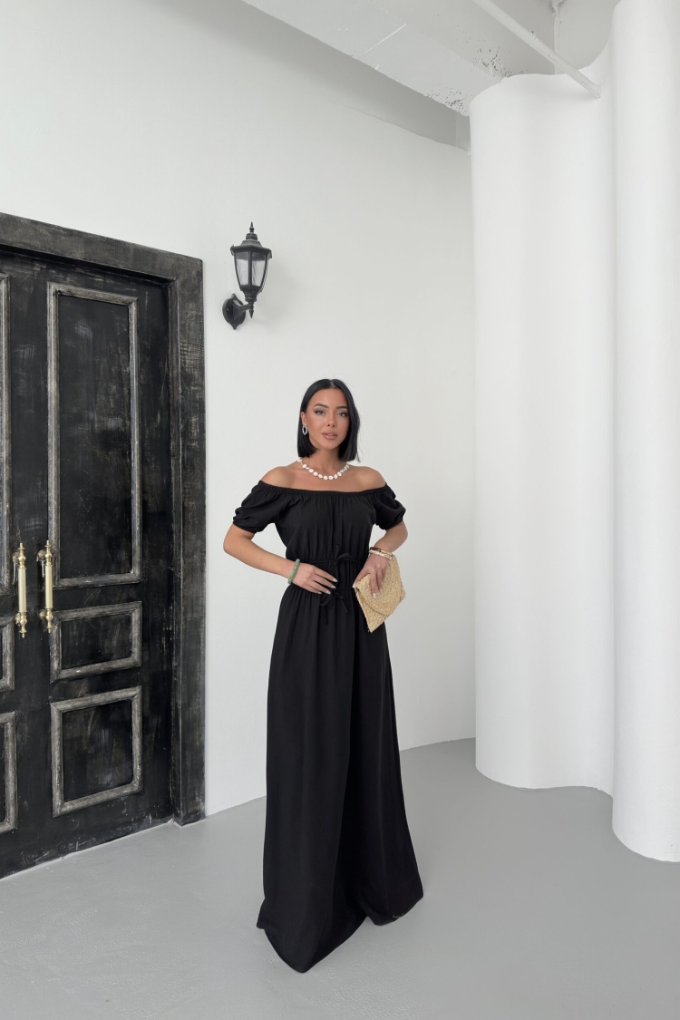 Plain Elastic Dress