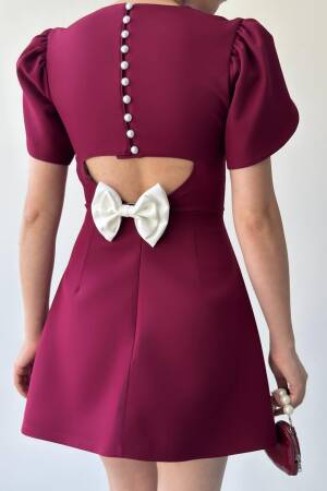 Alka Pearl Bow Detail Dress - Etika - Globality Store - Women Clothes Wholesale Turkey