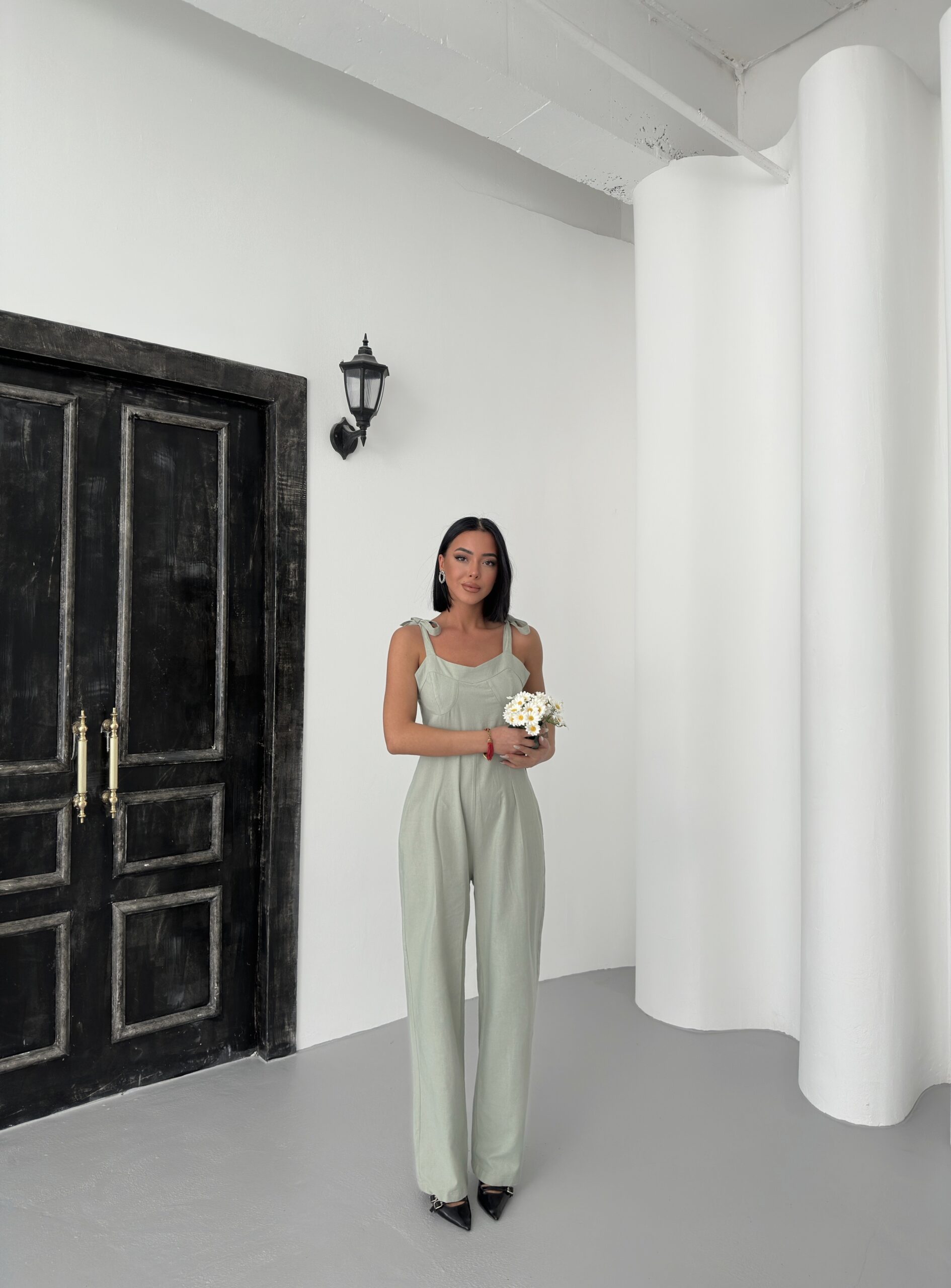 Linen Jumpsuit - My Fashion - Globality Store - Women Clothes Wholesale Turkey
